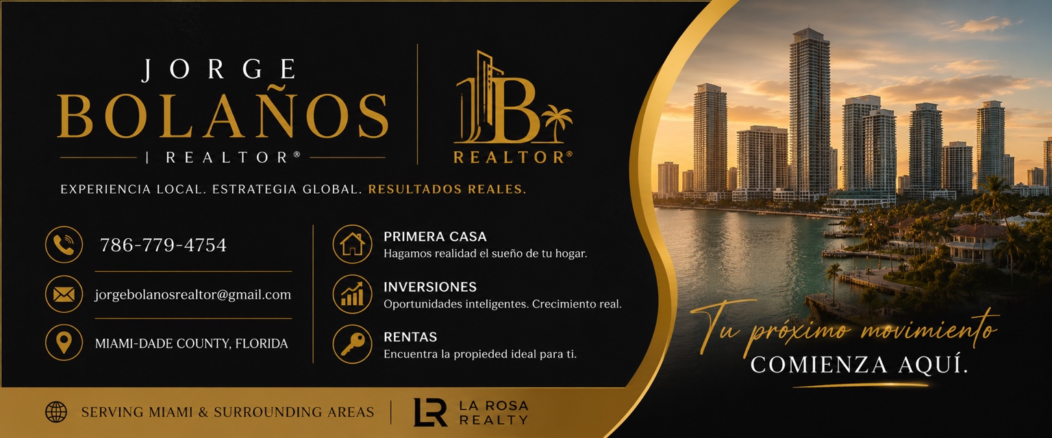 Jorge Bolaños REALTOR — experiencia local, estrategia global, resultados reales